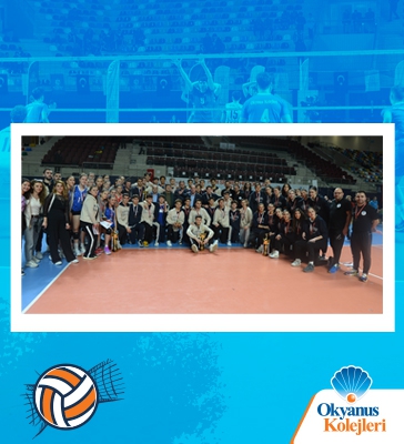Liseler Arası Voleybol Türkiye Şampiyonasında Öğrencilerimiz Kupayla Döndü