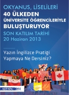 40 Ülkeden Üniversite Öğrencileri Okyanuslular'la Buluşacak