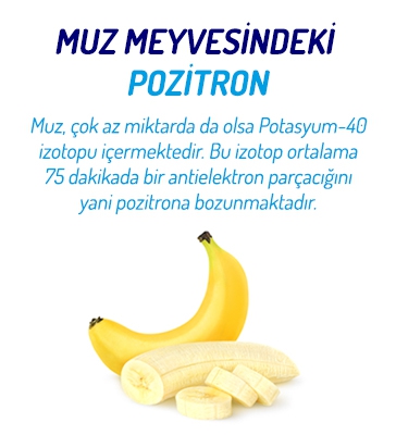 Muz Meyvesindeki Pozitron