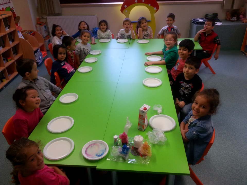 Okyanus Koleji Kolej Ozel Okul Ana Okulu Ilkokul Ortaokul Lise Bahcelievler Okul Oncesi Yildizlar Sinifi Ndan Renklerin Dunyasi Deneyi