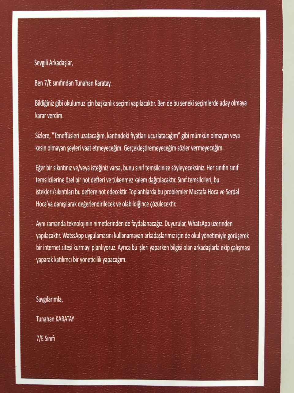 Okyanus Koleji Kolej Ozel Okul Ana Okulu Ilkokul Ortaokul Lise Bahcesehir Okyanus Koleji Ortaokul Ogrencileri Okul Meclis Baskanini Secti