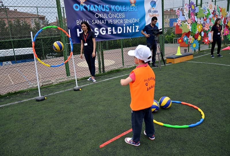 okyanus koleji kolej ozel okul ana okulu ilkokul ortaokul lise okyanus anaokulu miniklerini bilim sanat spor senligi nde bulusturdu