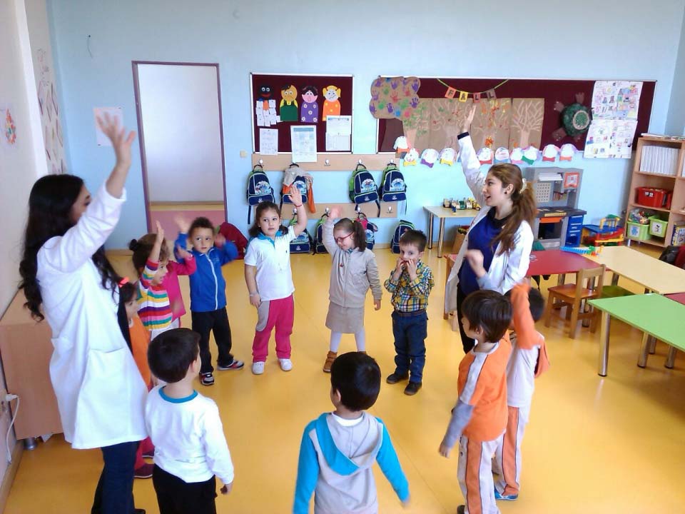 Okyanus Koleji Kolej Ozel Okul Ana Okulu Ilkokul Ortaokul Lise Bahcesehir Okyanus Okul Oncesi Gunes Sinifi Ndan Topuk Burun Oyunu