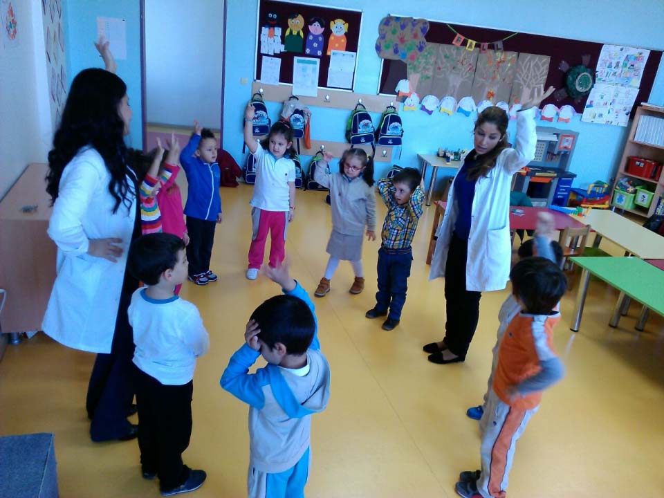 Okyanus Koleji Kolej Ozel Okul Ana Okulu Ilkokul Ortaokul Lise Bahcesehir Okyanus Okul Oncesi Gunes Sinifi Ndan Topuk Burun Oyunu