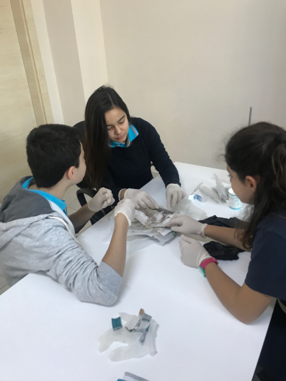 Ankara Eryaman Okyanus Koleji Ortaokul Fotograf 7 Siniflarin Goz Diseksiyonu