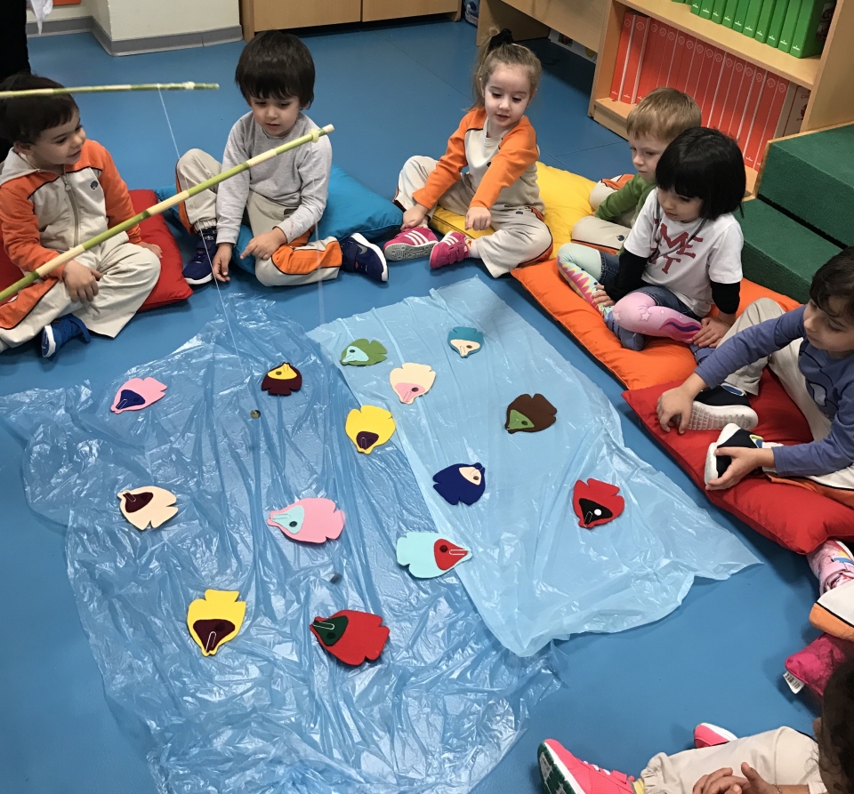 Okyanus Koleji Kolej Ozel Okul Ana Okulu Ilkokul Ortaokul Lise Mavisehir Cicekler Grubu Balik Tutma Oyunu Oynadi