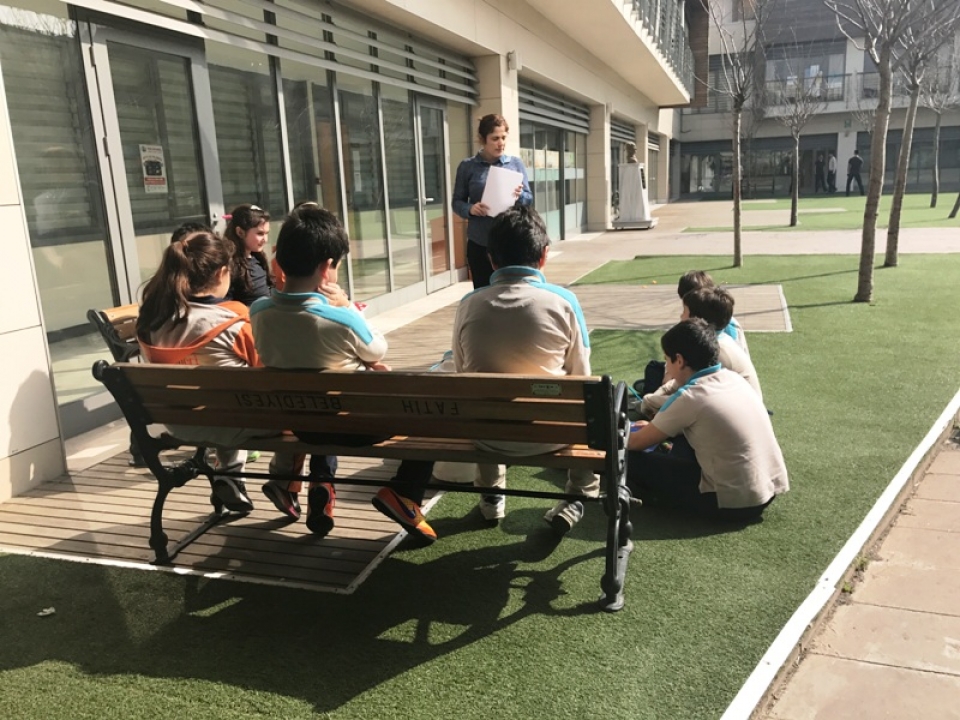 Okyanus Koleji Kolej Ozel Okul Ana Okulu Ilkokul Ortaokul Lise Fatih Kampusu 4 Sinif Ogrencileri Ile Sinav Kaygisi 2 Grup Calismasi