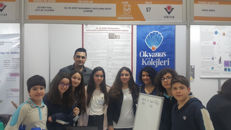 Okyanus Koleji Kolej Ozel Okul Ana Okulu Ilkokul Ortaokul Lise Bornova Okyanus Koleji Ortaokul Tubitak Turkiye Finallerinde