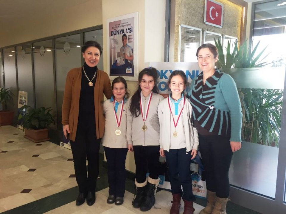 Okyanus Koleji Kolej Ozel Okul Ana Okulu Ilkokul Ortaokul Lise Fatih Ilkokul Ogrencileri Mentalup Zihinsel Gelisim Programi Odullerini Aldilar