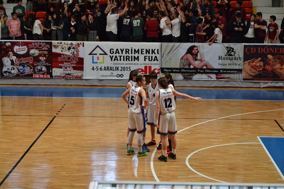 okyanus koleji kolej ozel okul ana okulu ilkokul ortaokul lise okyanus kiz basket genc a takimi liseli genc kizlar basketbol il birinciligi turnuvasi 3 su oldu