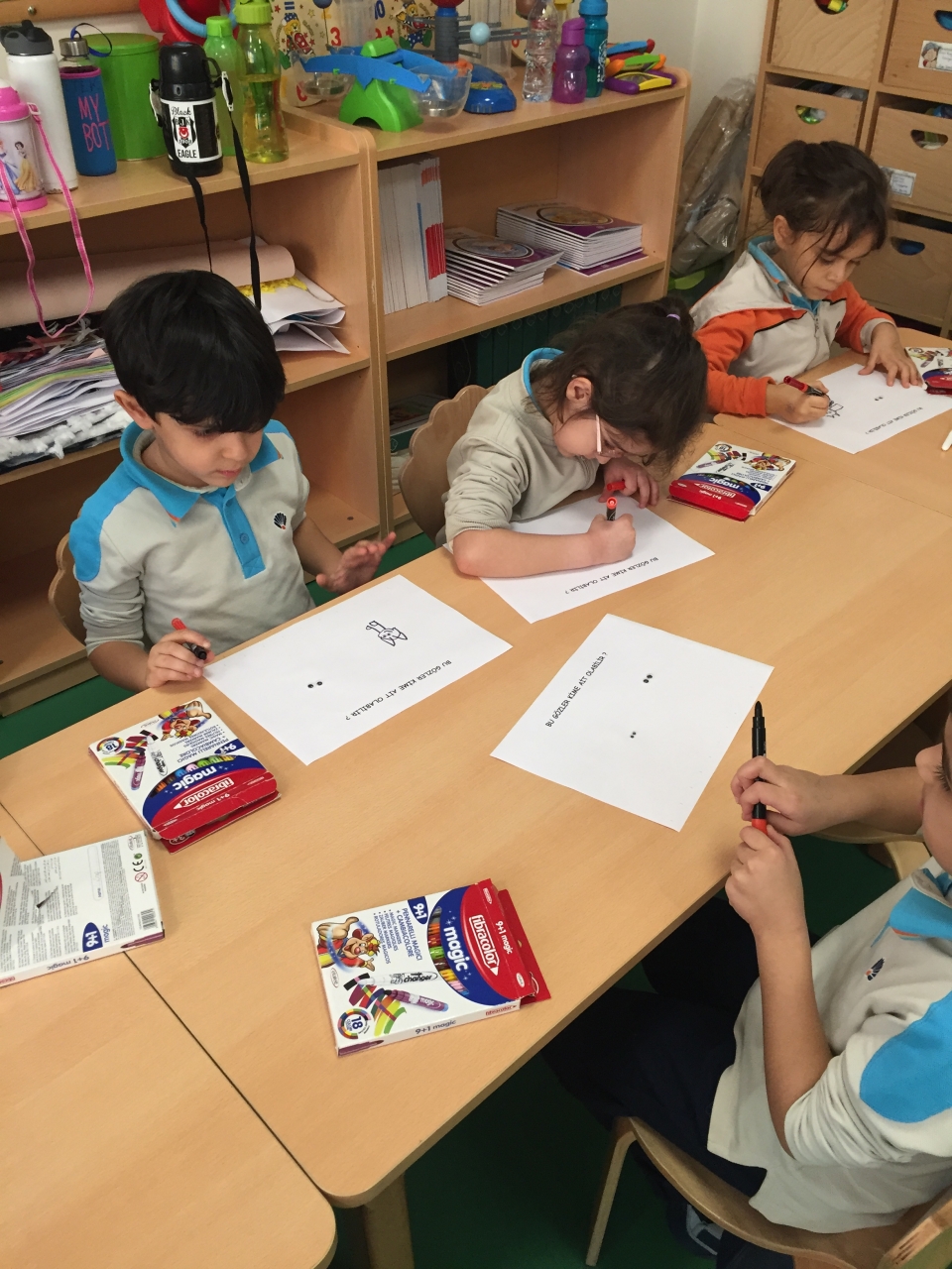 Okyanus Koleji Kolej Ozel Okul Ana Okulu Ilkokul Ortaokul Lise Eryaman Okul Oncesi Bolumu Gezegenler Sinifi Sanat Etkinliginde