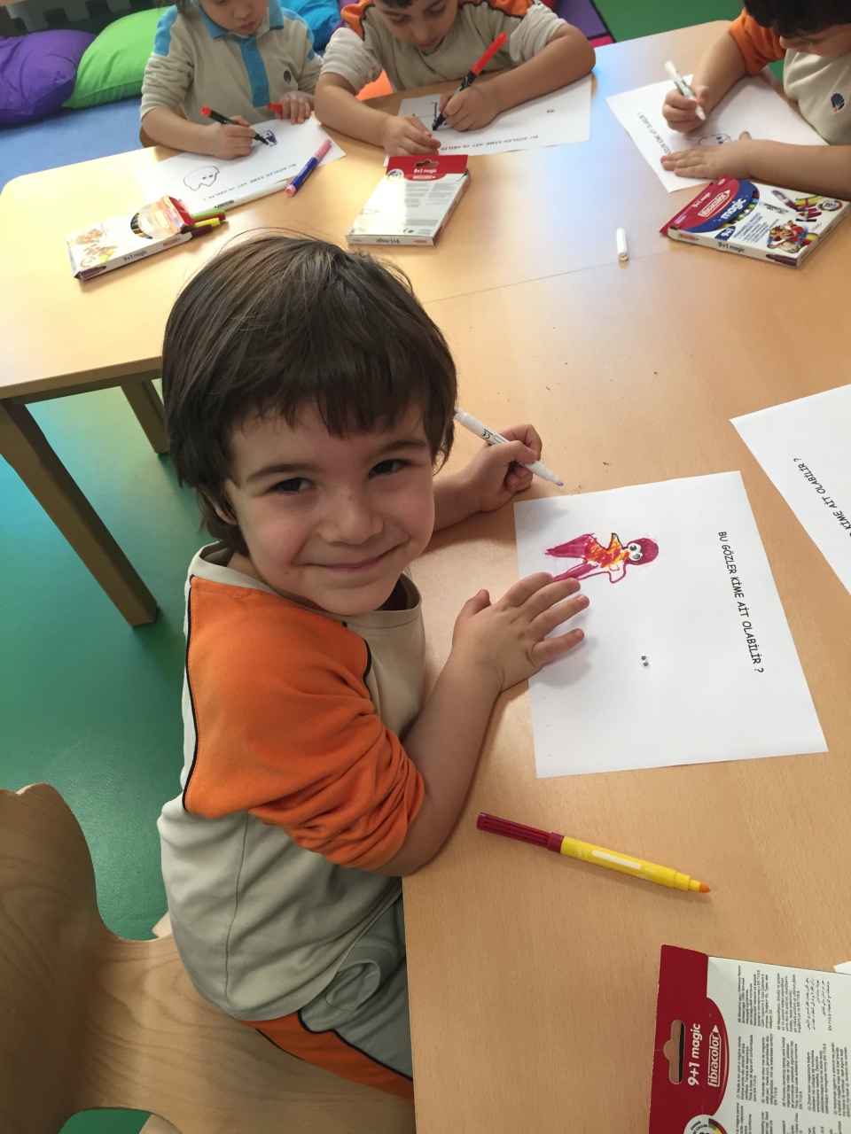 Okyanus Koleji Kolej Ozel Okul Ana Okulu Ilkokul Ortaokul Lise Eryaman Okul Oncesi Bolumu Gezegenler Sinifi Sanat Etkinliginde