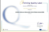 2021 Yılı Avrupa Okullar Topluluğu " e Twinning " Ulusal Kalite Etiketi sonuçları açıklandı