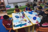 Adana Okul Öncesi Bölümü Deniz Yıldızı Grubu Öğrencileri Sanat Etkinliğinde