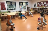 Avcılar Okyanus Koleji Anaokulu A grubu öğrencileri Drama Yetenek Kulübünde