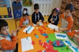 Beykent Okyanus Koleji Okul Öncesi Güneş  Grubu Öğrencileri Sanat Etkinliğinde