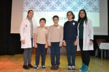 Beylikdüzü Okyanus Koleji Ortaokul Kademesi öğrencilerinin "BOOKWORM" (KİTAP KURDU) Rozetleri verildi