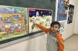 Eryaman Okyanus Koleji İlkokul Kademesi  1.Sınıf Öğrencileri Main Course Dersinde Poster Yorumluyor