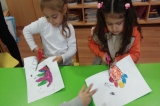 Fatih Okyanus Koleji Okul Öncesi İnciler Grubu Sanat Dersinde