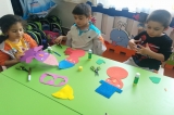 Güneşli Okul Öncesi Yunuslar Grubu Kardan Adam Yapıyor