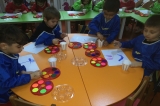 Güneşli Okyanus Koleji Okul Öncesi Yıldızlar Grubu Suluboya Etkinliğinde