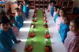 Güneşli Okyanus Koleji Okul Öncesi Yunuslar Grubu “Kış Resmi” Yapıyor.