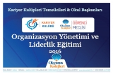 Mimaroba Okyanus Koleji Lisesi Lider Öğrencileri "Organizasyon Yönetimi ve Liderlik Eğitimi"ne katıldı.