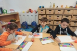 Okul Öncesi Yıldızlar Grubu Öğrencileri Bütünleştirilmiş Etkinlik Dersinde