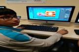 Ortaokul 5 ve 6. sınıf öğrencileri web tasarım yetenek dersinde photoshop programı ile kendi tasarladıkları çalışmaları tamamladılar.