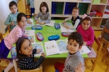 Ataşehir Okul Öncesi Gökkuşağı Grubu Okuma-Yazmaya Hazırlık Dersinde
