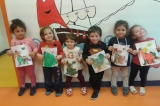 Ataşehir Okyanus Koleji Anaokulu Çiçekler Sınıfı Sanat  Etkinliğinde