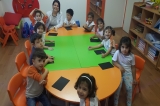 Bahçelievler Okyanus Okul Öncesi Deniz Yıldızları Grubu Sanat Dersinde