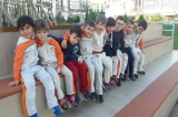 Beykent Okyanus Koleji Okul öncesi Gökkuşağı Grubu Bahçede