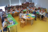 Beykent Okyanus Koleji Okul Öncesi Grubu Gökkuşağı Öğrencileri Okuma-Yazmaya Hazırlık Çalışmasında