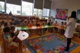 Beykent Okyanus Koleji Okul Öncesi Güneş Grubu Öğrencileri Sanat Etkinliğinde