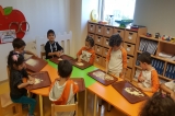 Beykent Okyanus Koleji Okul Öncesi Güneş  Grubu Öğrencileri Okuma Yazma Çalışmasında
