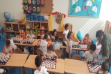 Bulutlar Sınıfı Satranç Dersinde Taşları Öğreniyor