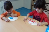 Çekmeköy Okyanus Koleji Okul Öncesi Çiçekler Grubu Sanat Dersinde