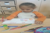 Eryaman Okyanus Koleji Okul Öncesi Bölümü Yıldızlar Sınıfı Sanat Dersinde