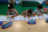 Eryaman Okyanus Koleji Okul Öncesi Bölümü Ay Grubu Öğrencileri Okuma Yazmaya Hazırlık Dersinde