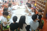 Güneşli Okyanus Koleji Okul Öncesi Gökkuşağı Sanat Etkinliği Yapıyor