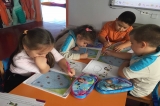 Halkalı Okul Öncesi Yıldızlar Grubu Öğrencileri Okuma-Yazmaya Hazırlık Dersinde