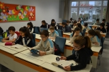 HALKALI OKYANUS ORTAOKULU ÖĞRENCİLERİ  HER SABAH KİTAP OKUYOR
