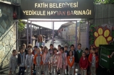Okul Öncesi Yıldızlar ve Güneş Grubu Öğrencileri Yedikule Hayvan Barınağı’nda.