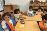 Yunuslar Grubu İngilizce Dersinde Yüzün Bölümlerini Öğreniyor