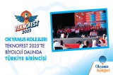 Okyanus Kolejleri Teknofest 2025 Biyoteknoloji ve İnovasyon Şampiyonu