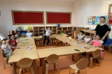Güneş Grubu öğrencileri 31.05.2019 Cuma günü sınıf arkadaşları Erva’nın annesi Asine Hanım’ ı sınıflarına misafir ettiler.