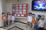 Bahçelievler Okyanus 1-A Sınıfı'ndan Bilgisayarda Renkli Tasarımlar