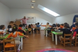 Ataşehir Okul Öncesi Yıldızlar Grubu Satranç Dersinde