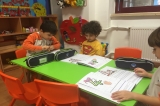 Bahçelievler Okyanus Okul Öncesi Balıklar Grubu Okuma Yazma Dersinde